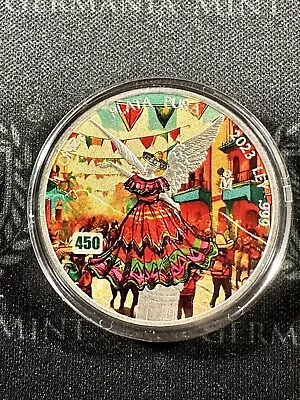 2023 Mexico 1 Oz Libertad Cinco De Mayo Colorized Coin With Mintage Of 999 • $99