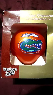 Vintage Sports Glass Ornament / Florida Gators 2002 / Wincraft Sports • $5.95