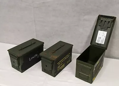 Genuine US Army - Military - M2A1 Metal Ammo Tin Ammunition Box 50 Cal  • £14.95