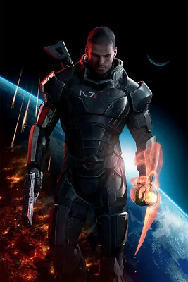 Mass Effect Video Game Science Fiction Role Play Wall Art Home - POSTER 20x30 • $23.99