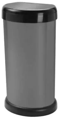 £23.99 • Buy 42L Moda Touch Top Bin Platinum/Grey - Tontarelli UK