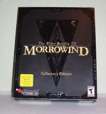 The Elder Scrolls III  Morrowind  Collector's Edition PC 2002 Game Untested • $175