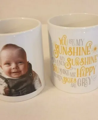 Personalised Mother's Day Gift/Keeping In Touch/Any Photo- 'You Are My Sunshine' • £9.95