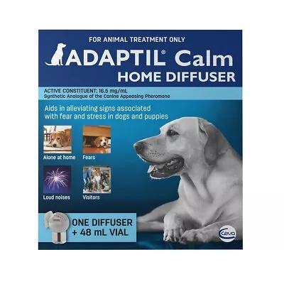 Adaptil Calming Pheromone For Anxious Dogs - Diffuser Kit + Refill Bottle 48ml • £64.38