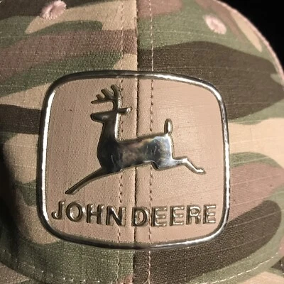 £7.30 • Buy John Deere Pink Camo Tractor Girl Adjustable Baseball Cap