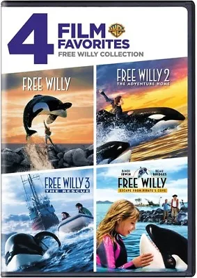 4 Film Favorites: Free Willy Collection [New DVD] Full Frame Widescreen Eco • $12.58
