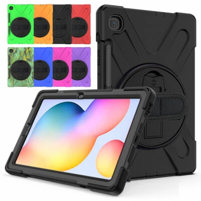 Tablet Case For Samsung Galaxy Tab S3 S4 S5e S6 Lite Rotating Stand Strap Cover • $37.49