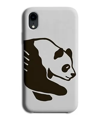 Simplistic Panda Outline Phone Case Cover Silhouette Shape Shapes J888 • £14.95