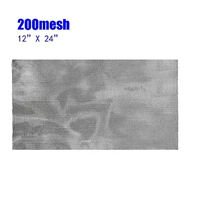 £9.36 • Buy UK 200-Mesh 75Micron 304 Stainless Steel Fine Pollen Dry Ice Screen 12x24 