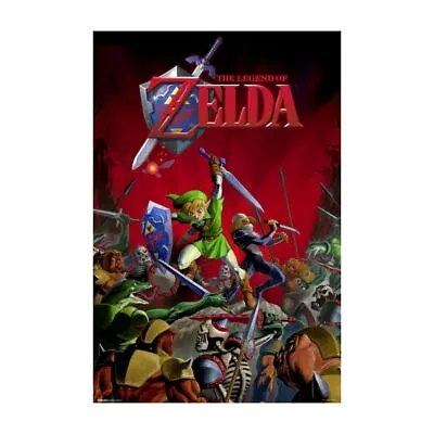 ZELDA - BATTLE RED - POSTER 24x36 - 160127 • $12.95