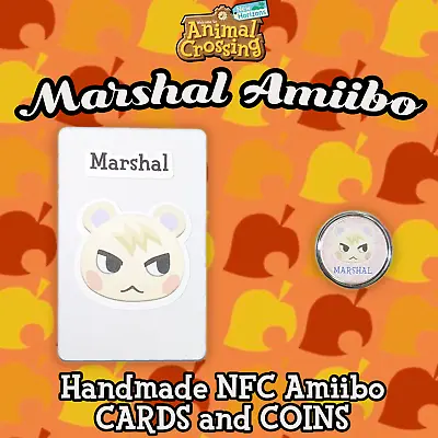 Animal Crossing : New Horizons - MARSHAL Amiibo Card OR Coin • $3.99