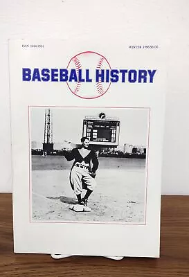 Baseball History Magazine Winter 1986   M445 • $17.25