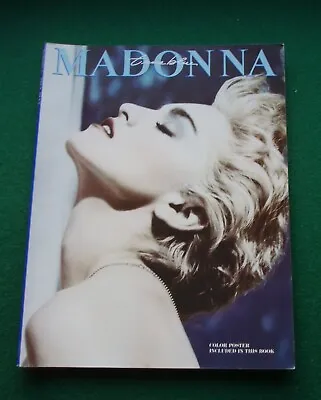 Madonna True Blue Music Book For The Album.  Complete With Poster (unused) • £29