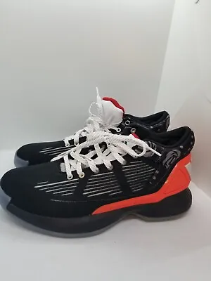 Adidas EH2000 D Rose 10 Mens Basketball Sneakers Shoes Casual Black Size 9 • $79.97