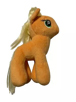  My Little Pony Plush APPLEJACK PONY Stuffed Animal Orange 7  Apple Jack  • $8.54