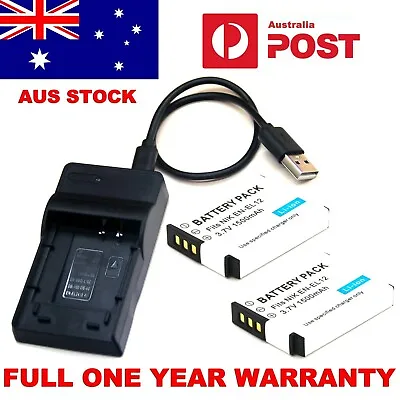 Battery / USB Charger For Nikon KeyMission 170 360 AUS STOCK Brand New  • $20.88