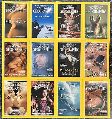 National Geographic Magazines Year 1998 Complete Set • $12