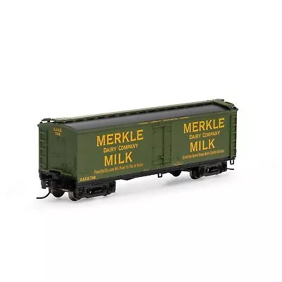 Athearn ATH24036 40' Wood Milk Car - Merkle #748 Freight Cars N Scale • $29.99