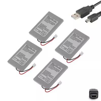 $20.45 • Buy 4X For PS3 Wireless Controller Battery Playstation 3 Li-ion Battery 3.7V 1800mAh