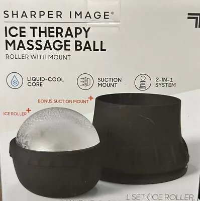 Sharper Image Ice Therapy Massage Ball Roller With Suction Wall Mount • $14.99