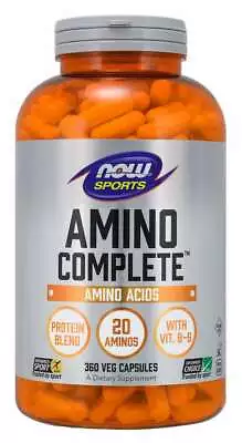 NOW Foods Amino Complete 360 Veg Capsules - Protein Building Blocks • $30.99