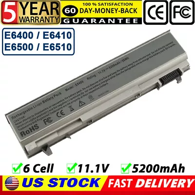 For Dell Latitude BATTERY / CHARGER E6400 E6410 E6500 E6510 KY477 PT434 W1193 • $15.99