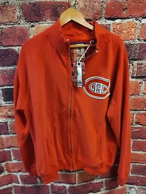 Authentic Red Jacket Montreal Canadiens Maurice Richard Embroidered Sweatshirt 9 • $54.99