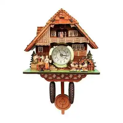 GERM Wood Charming Bierstube Functioning German Cuckoo Clock • $45