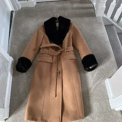 Warehouse Camel Coat Size 10 • £12