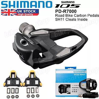 Shimano PD-R7000/R8000 SPD-SL Pedal R550/R540/5800 With SH11 6° Road Bike Cleat • £89.99