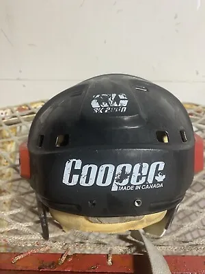 Vintage 1980s Cooper SK2000 Large Black Ice Hockey Helmet • $95