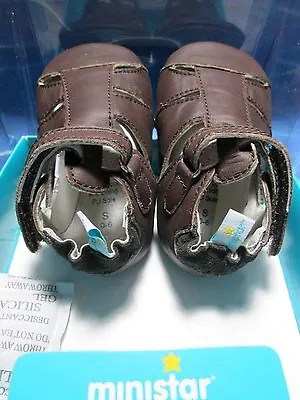 New - Ministar Explorers Designs By Bobux Baby Shoe (100 % Leather) Size : S • $15.50