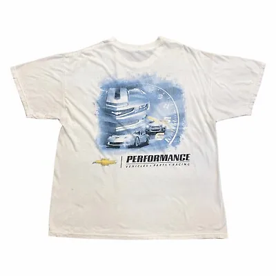 $30.50 • Buy Chevrolet Performance Vehicles Parts Racing Tshirt | Vintage 90s Cars Motorsport