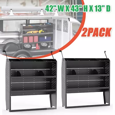 2Pack 42 W Van Shelving For Transit ConnectChevy City ExpressPromaster City • $559.99