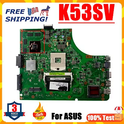 For Asus K53sv K53sj K53sm K53sc K53sd K53s K53sv Motherboard Gt540m Gt520m   • $54.85