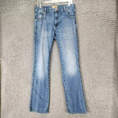 Wrangler Jeans Mens 32x34 20X Medium Wash Mid Low Rise Bootcut • $29