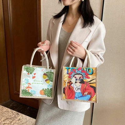 Japanese Style Girls Tote Canvas Shoulder Bag Handbag Shopping Bag Book Bag • $12.63