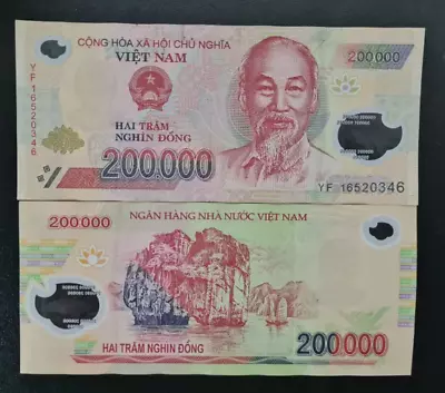 Vietnam 200000 DOLLARS BANKNOTE CURRENCY VND 200k Dong Circulation • $9.99