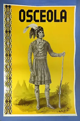 Rare Vintage 1974 Osceola Educational Aid Poster Perfection Form Co VG • $29.99