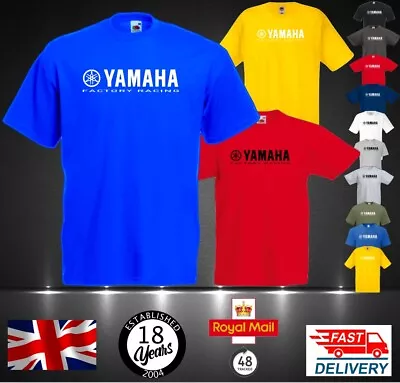 Yamaha T-shirt Factory Racing Moto-x Motorbike Bike WR4 YZF R6 R1 T-shirt TT23 • £11.99