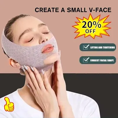 $2.68 • Buy V-Line Face Slim Lift Up Mask Chin Cheek Slimming Belt Strap Band