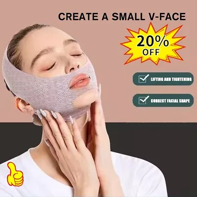 V-Line Face Slim Lift Up Mask Chin Cheek Slimming Belt Strap BandUS2024 • $1.82