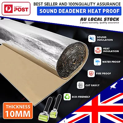 For Turbo Front Fender Rear Fender Sound Deadening Insulation Heat Barrier 1x4m • $83.26