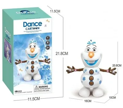 Olaf Singing Dancing Disney Toy Frozen Snowman Musical Lights Up Boys Girls Toys • £13.69