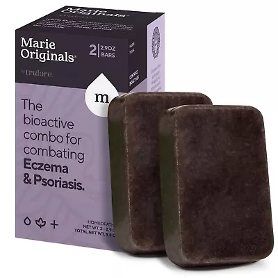 (2-Pack) Marie Originals Eczema Psoriasis Dermatitis Face Soap Body Wash Bar • $12.99