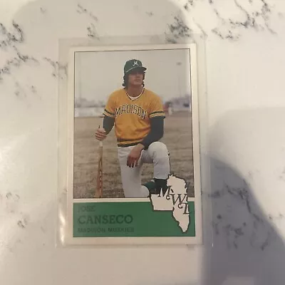 1983 Fritsch Madison Muskies #13 Jose Canseco XRC Rookie • $37.50