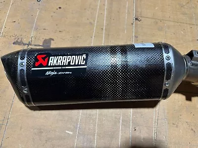 Akrapovic Carbon Fibre Kawasaki Ninja ZX-6R ZX636 2019 Exhaust Silencer • £375