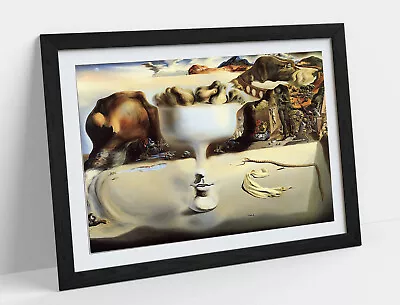  Dali Appariton Of Face And Fruit Framed Print Wall Art Picture A1 A2 A3 Size • £22.98