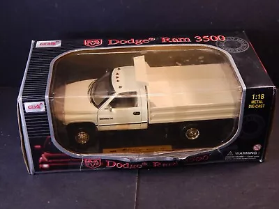 Original Anson 1:18 Die Cast Dodge Ram 3500 Dump Truck In Box • $114.99