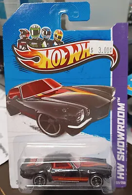 Hot Wheels HW Showroom '70 Camaro Black #221/250 • $8.99